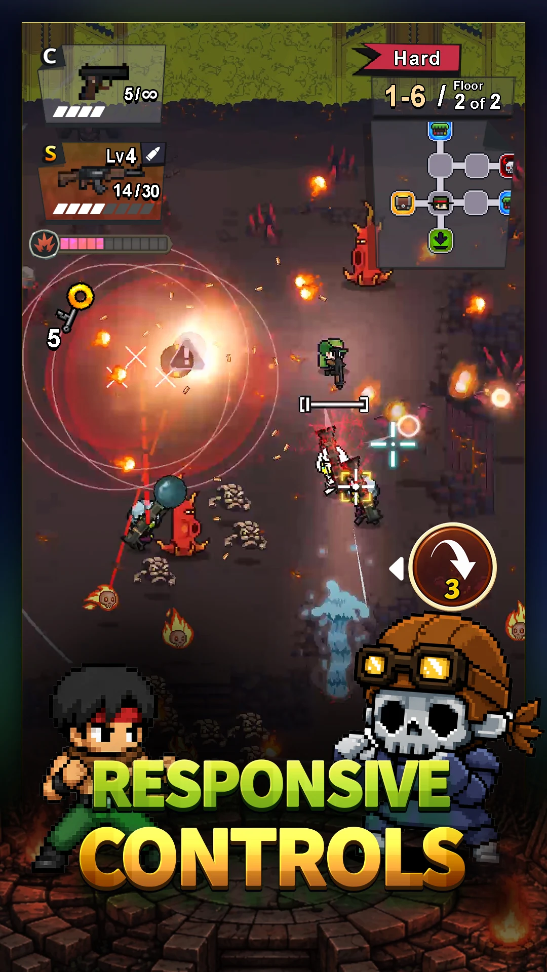 GunzTower: Pixel Dungeon RPG screenshot