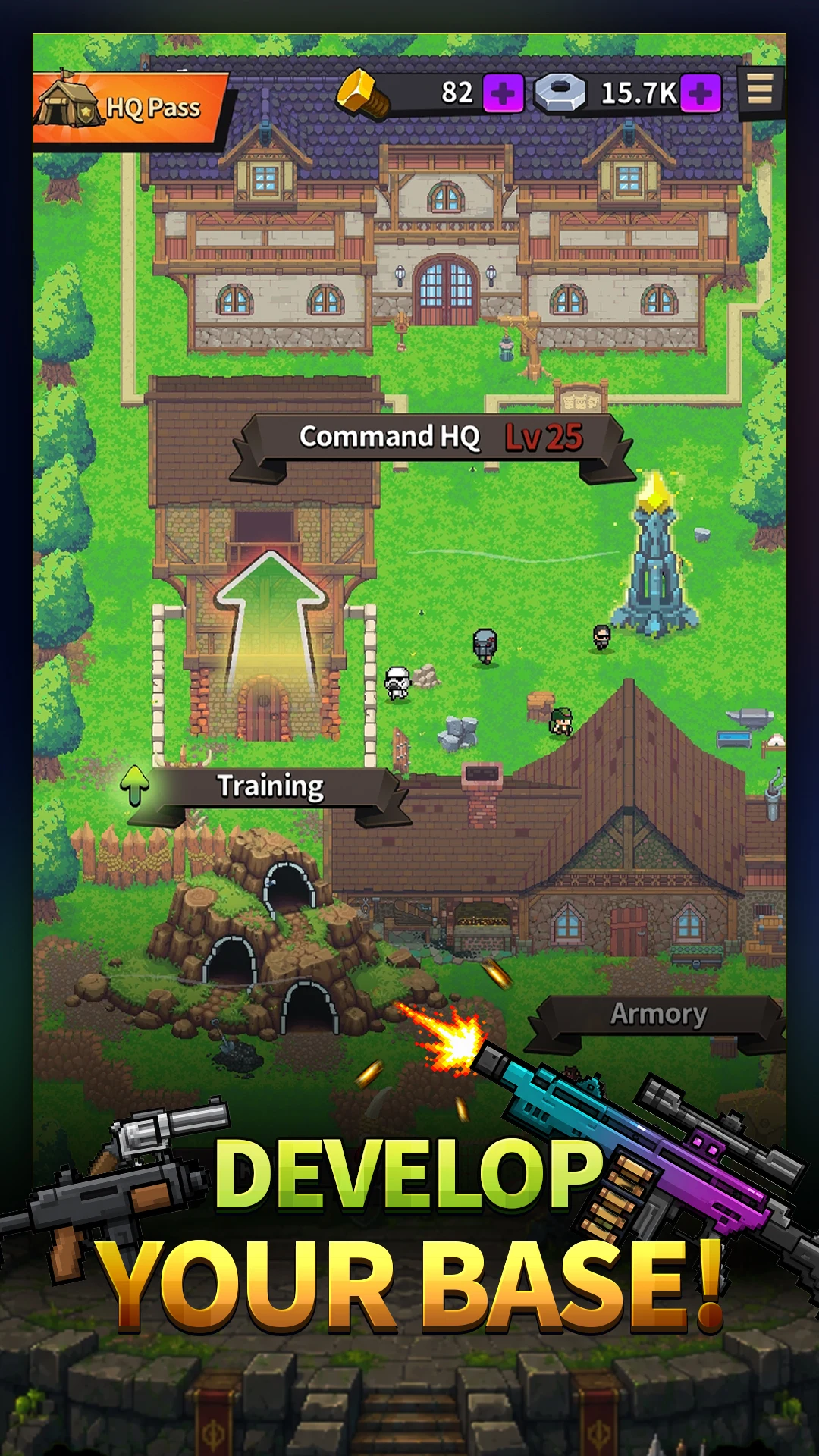 GunzTower: Pixel Dungeon RPG screenshot