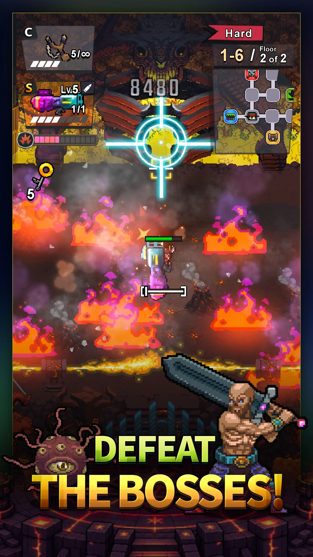 GunzTower: Pixel Dungeon RPG screenshot